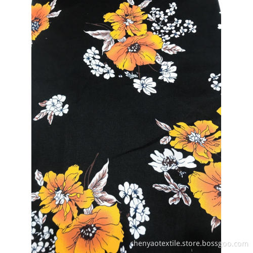 High Spendex  Printed Fabric For Dress